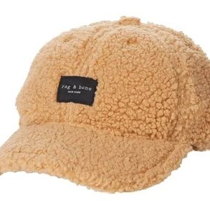 Rag and bone shearling baseball cap